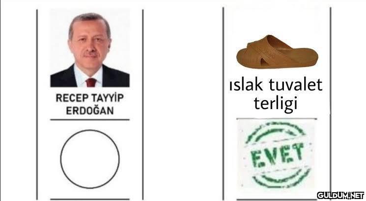 RECEP TAYYİP ERDOĞAN ıslak...