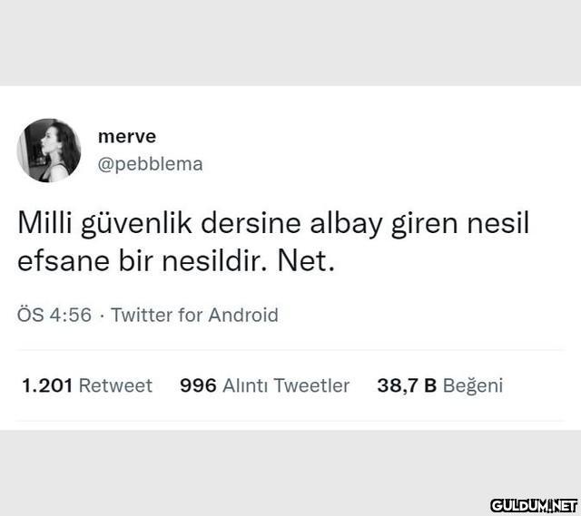 merve @pebblema Milli...