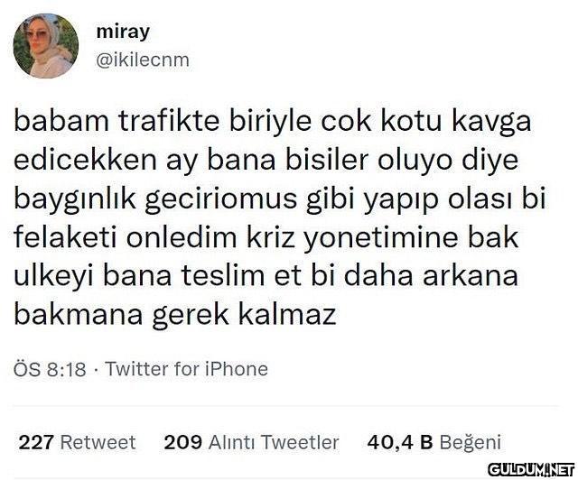 miray @ikilecnm babam...