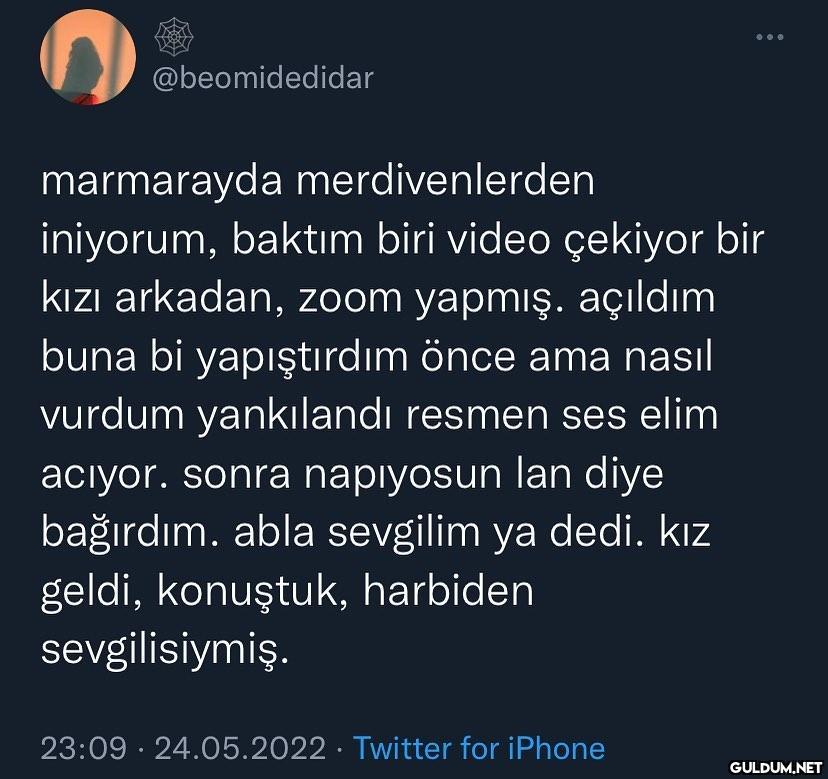 paranoyak olduk iyice  ...