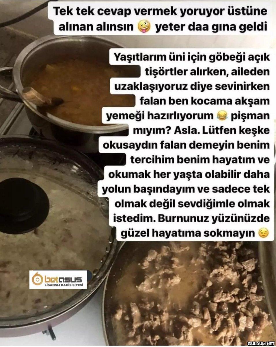 Göbeği açmak içinde kalmış...