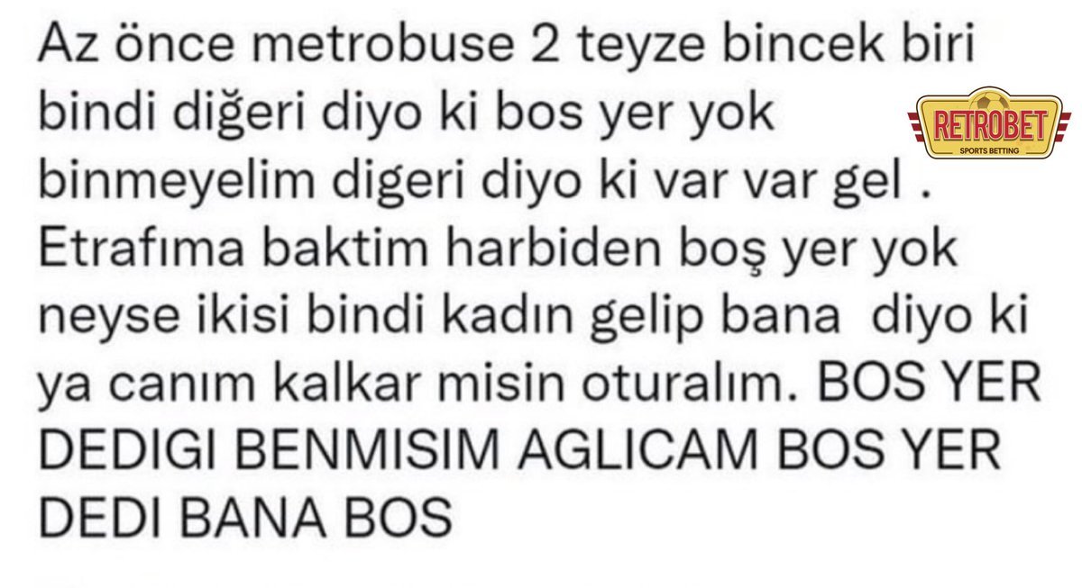 Şu yer verme olayı hala...