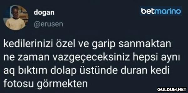 Yoo benimki farklı...