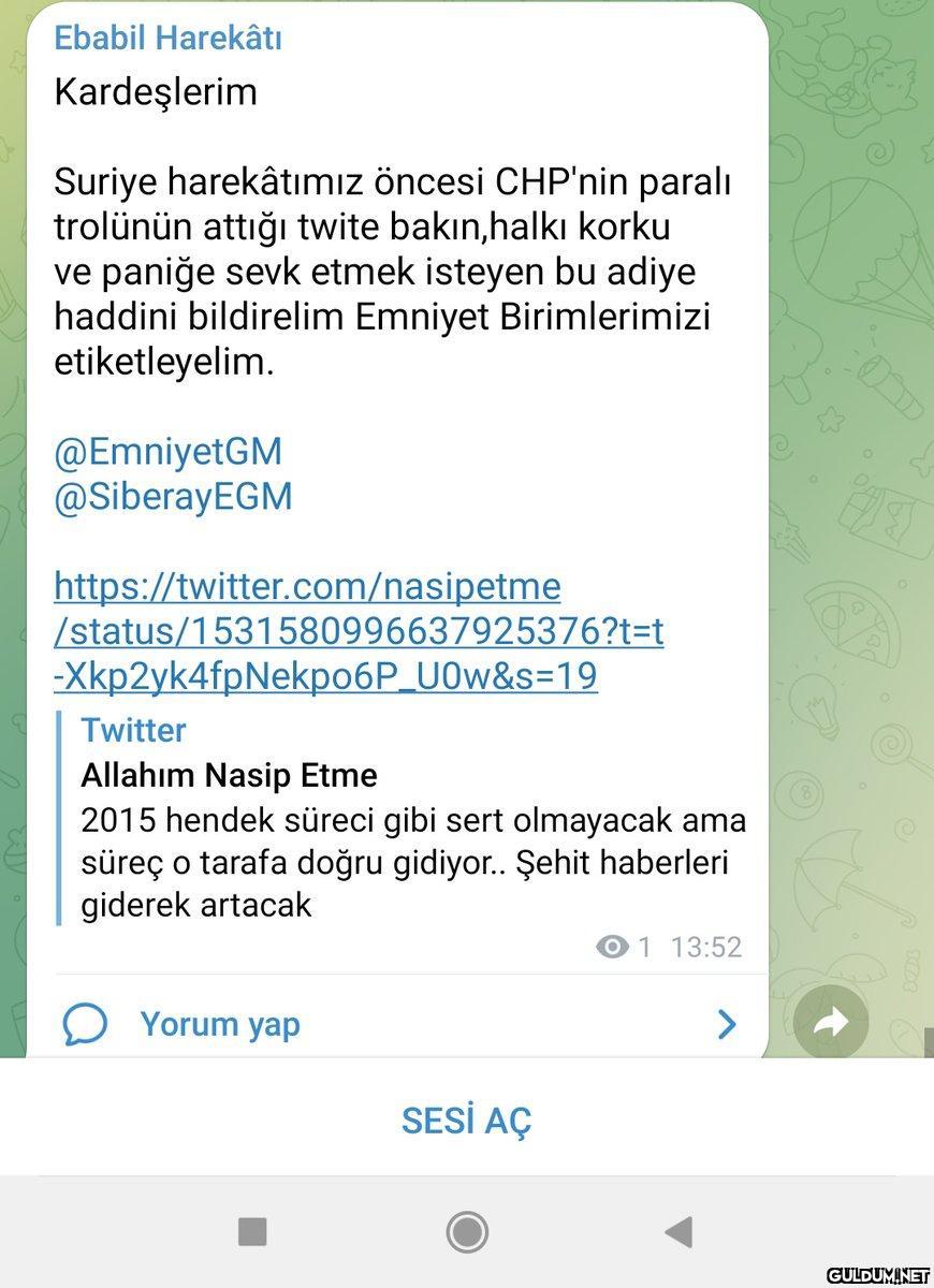 Ne kadar doğru bir yere...