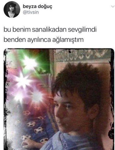 Herif kızdan vazgeçmiş...