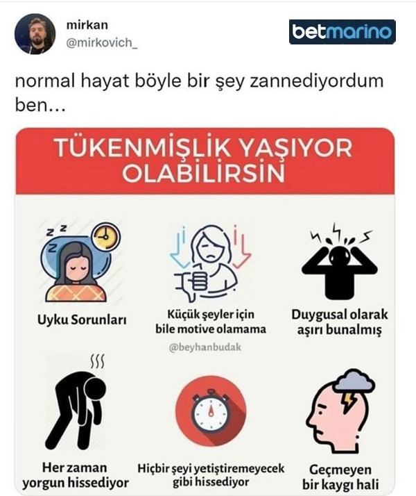 Benim günlük program...