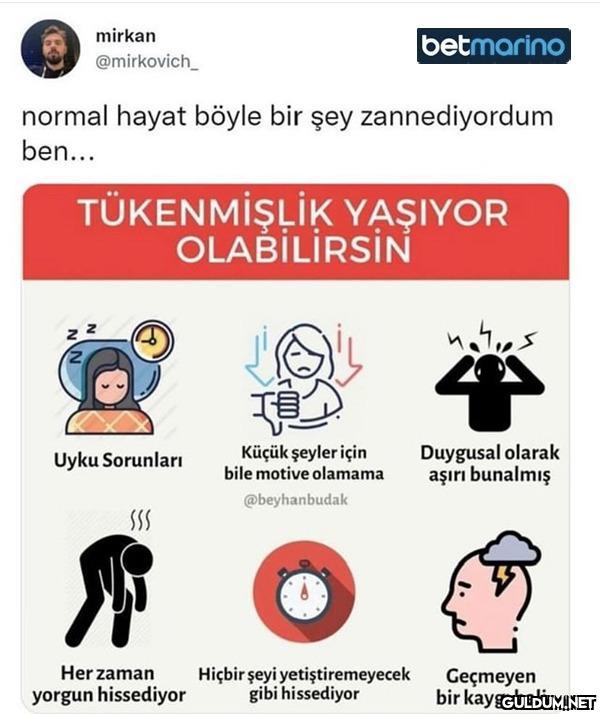 Benim günlük program...