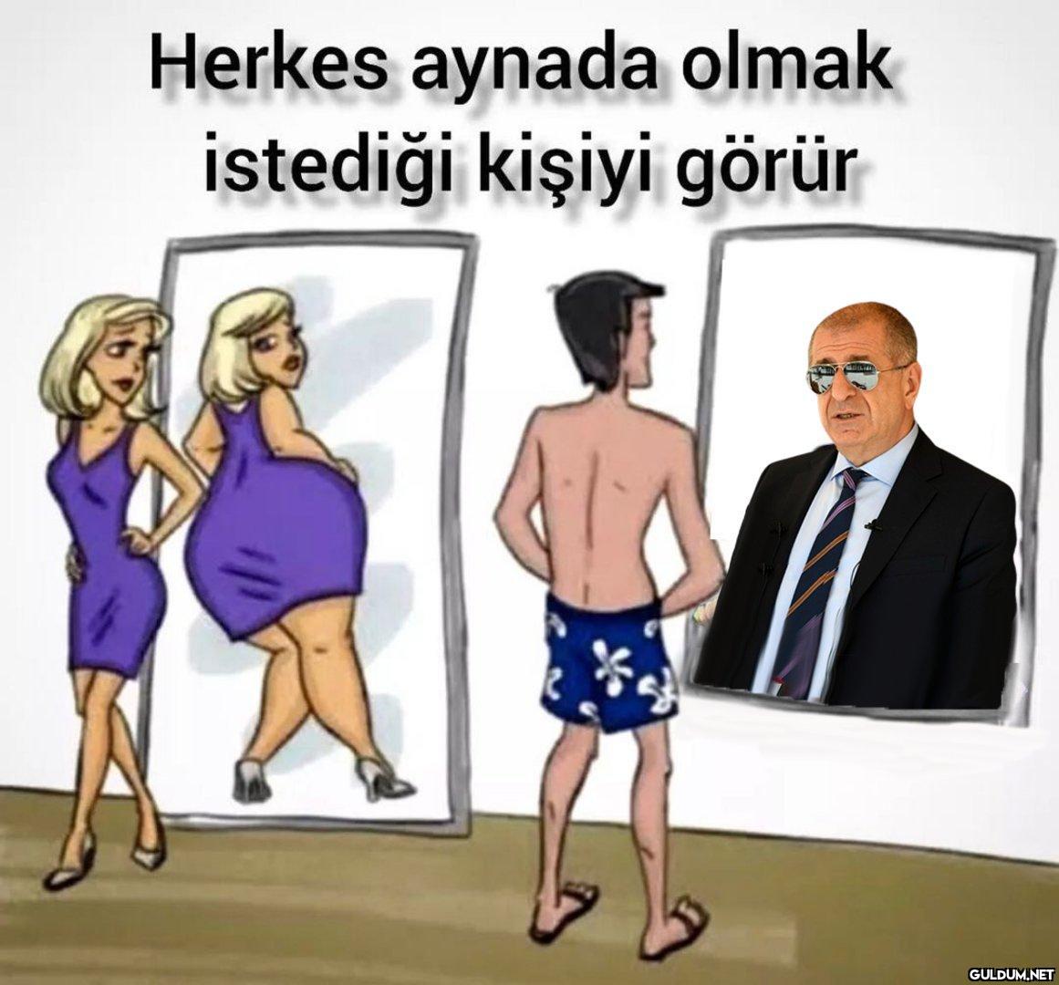 Herkes aynada olmak...