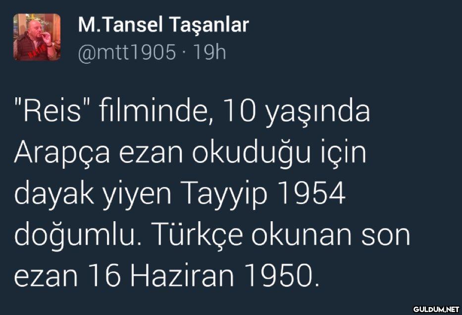 M.Tansel Taşanlar @mtt1905...