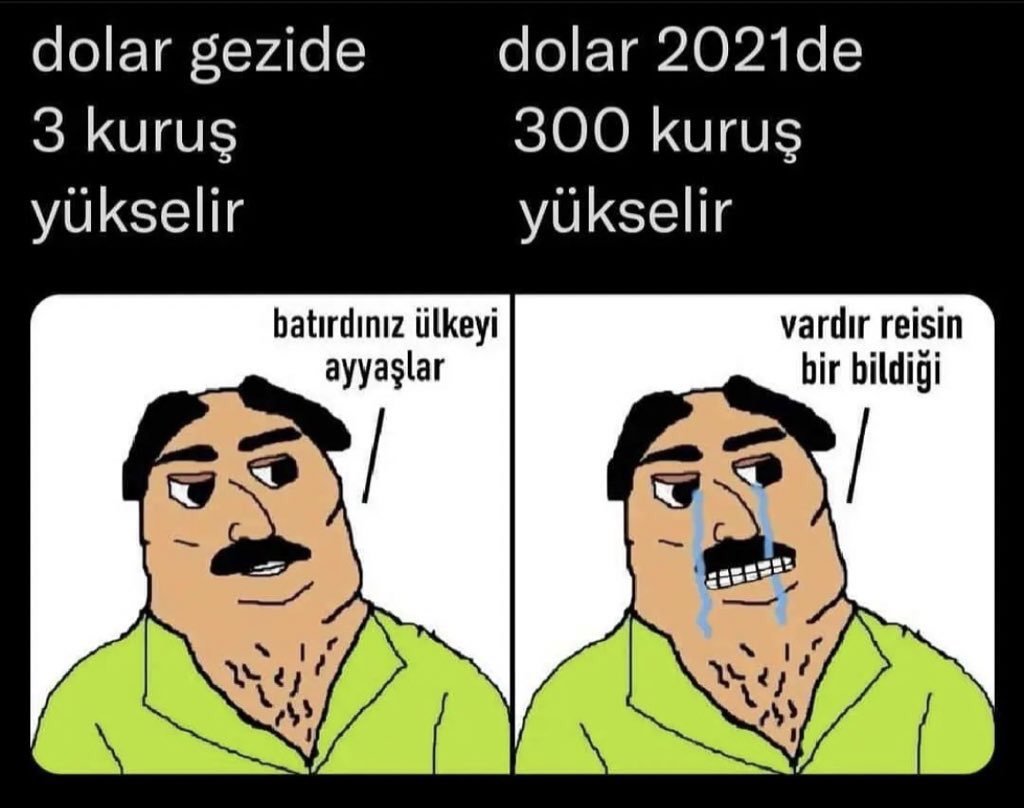 dolar gezide 3 kuruş...