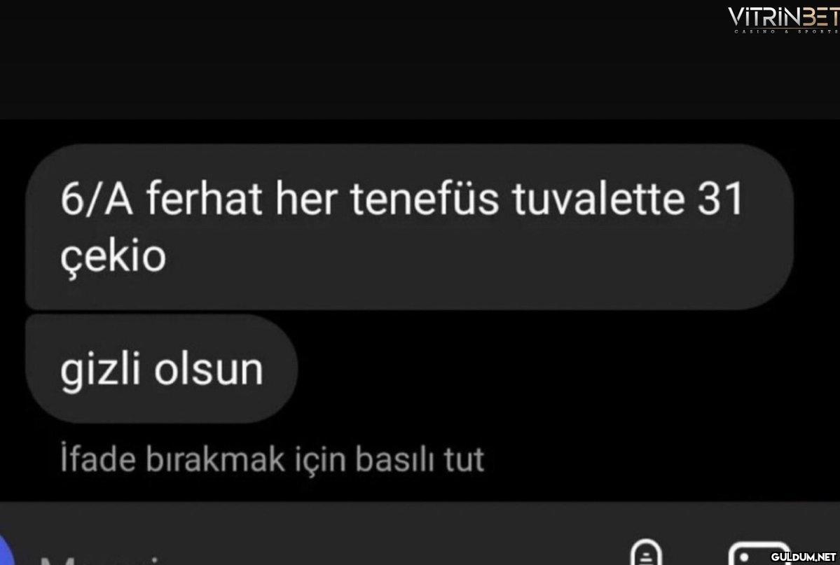 Lan ben 6. sınıftayken...