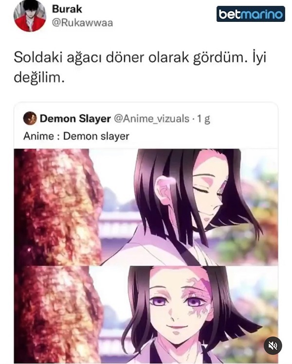 Ben hala döner görüyorum...