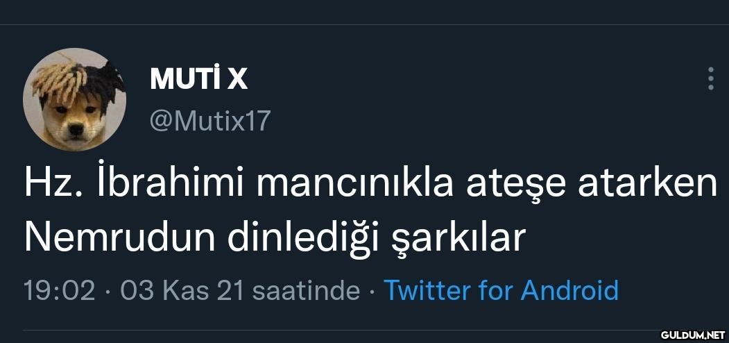 ⠀ MUTİ X @Mutix17 Hz....