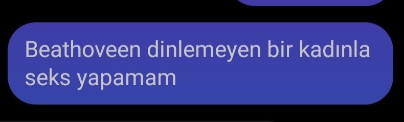 Beathoveen dinlemeyen bir...