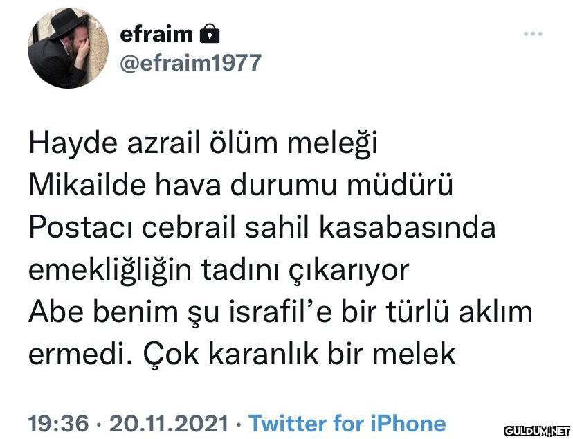 efraim @efraim1977 Hayde...