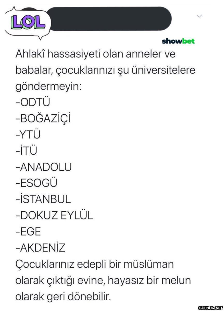 Bilgilendirme tweetidir...