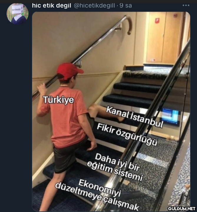 EVINSIZ hic etik degil...