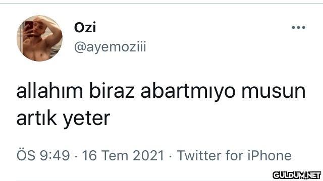Ozi ... @ayemoziii allahım...