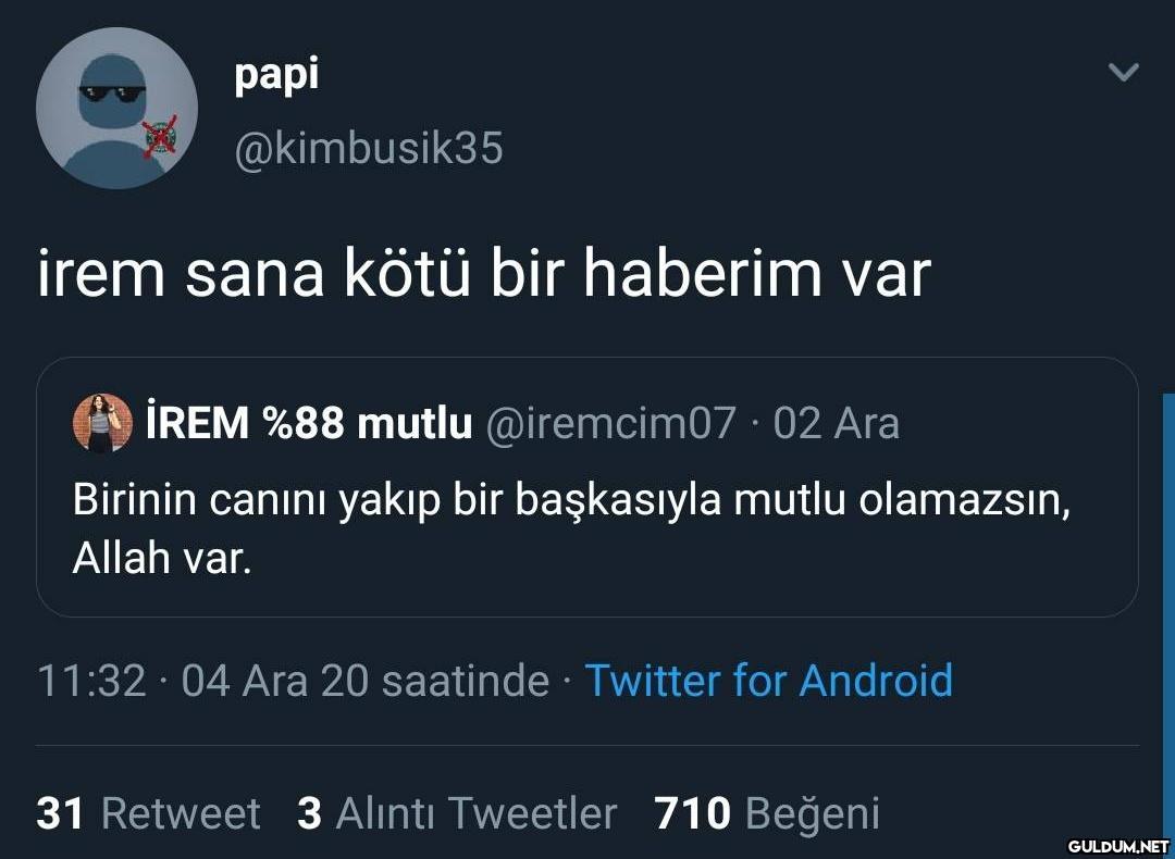 Q papi @kimbusik35 irem...
