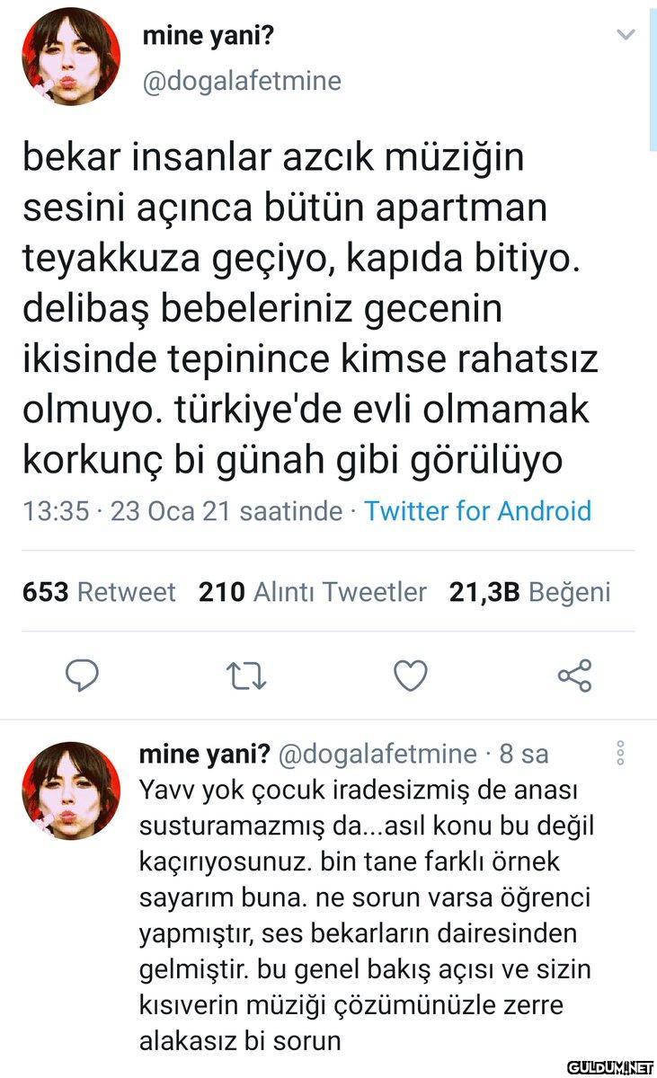 mine yani? @dogalafetmine...
