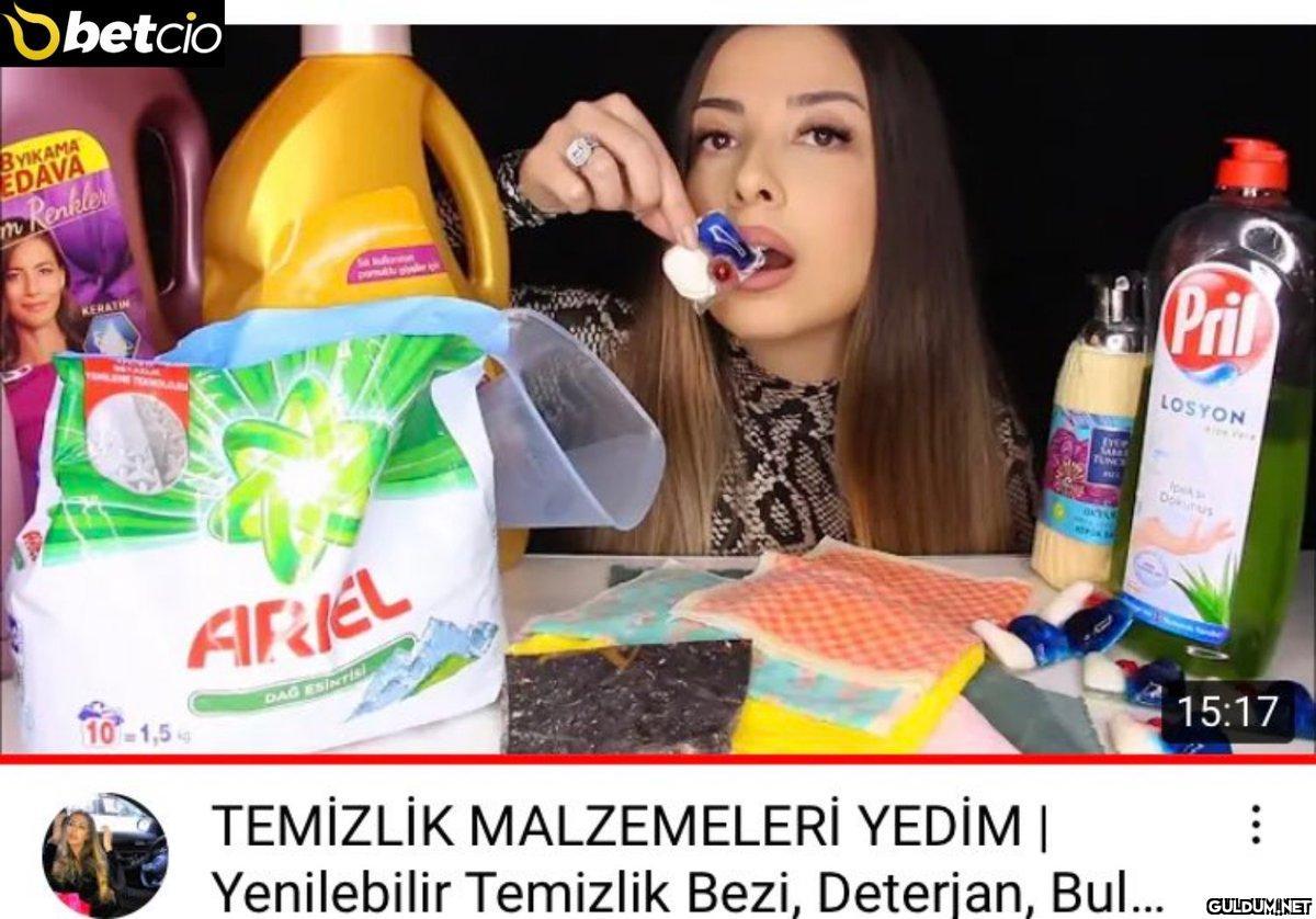 En sevdiğim içecek çamaşır...