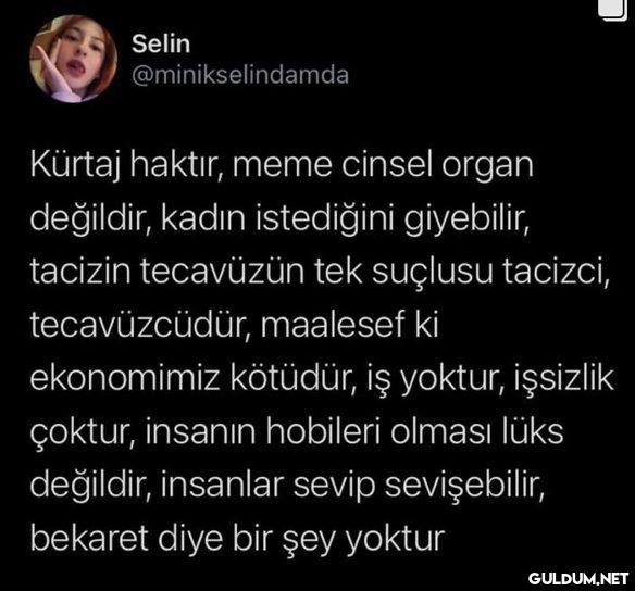 Selin @minikselindamda...