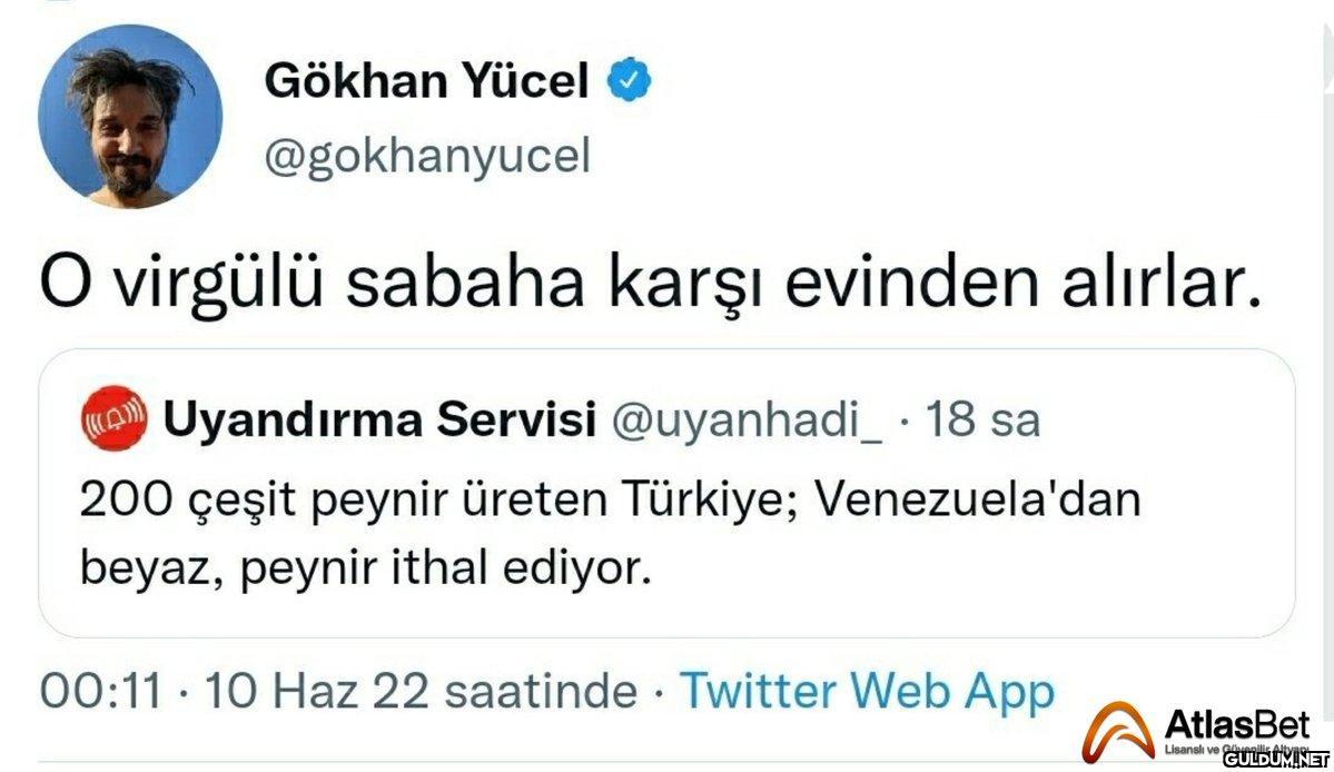 Sen ne güzel twitler...