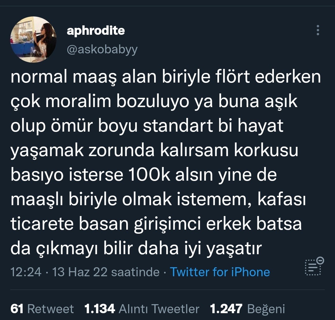 kendi paranı kazanmayı...