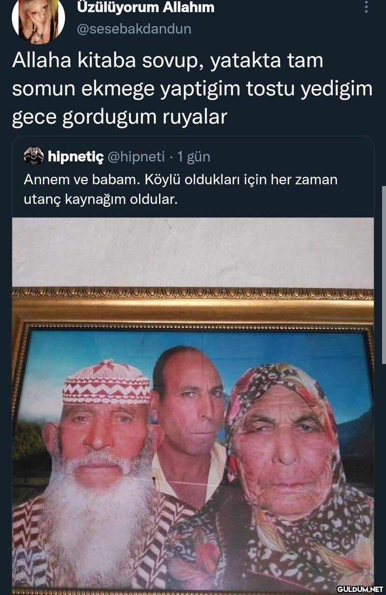 Üzülüyorum Allahım...