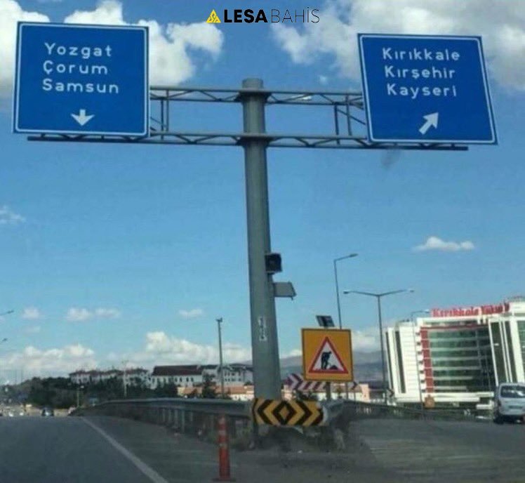 direğe çarparım...