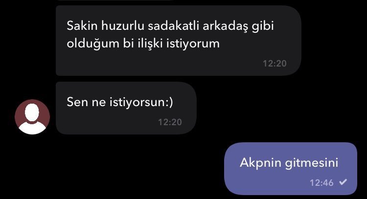 Sakin huzurlu sadakatli...