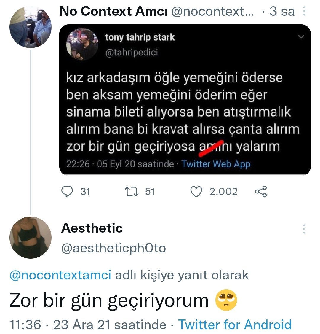 No Context Amci...