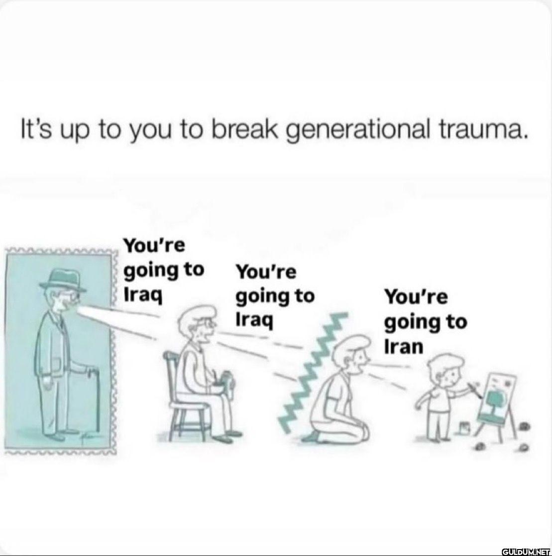 It's up to you to break...