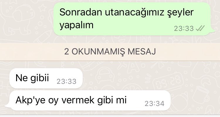 Sonradan utanacağımız...