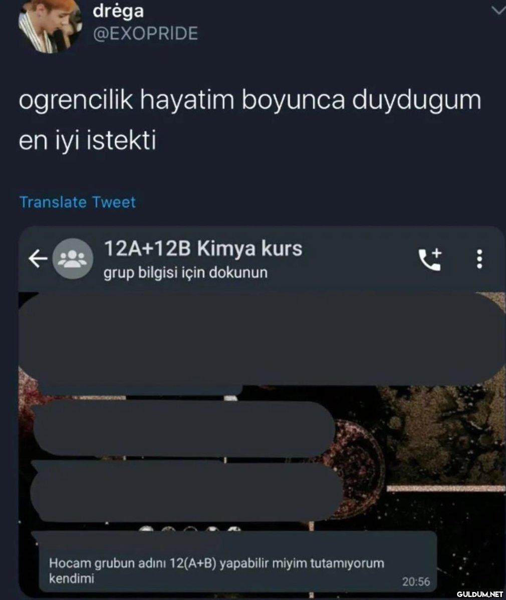 drėga @EXOPRIDE ogrencilik...
