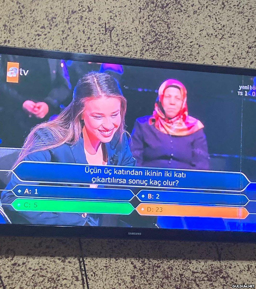 Sınavda çok kolaymış diyip...