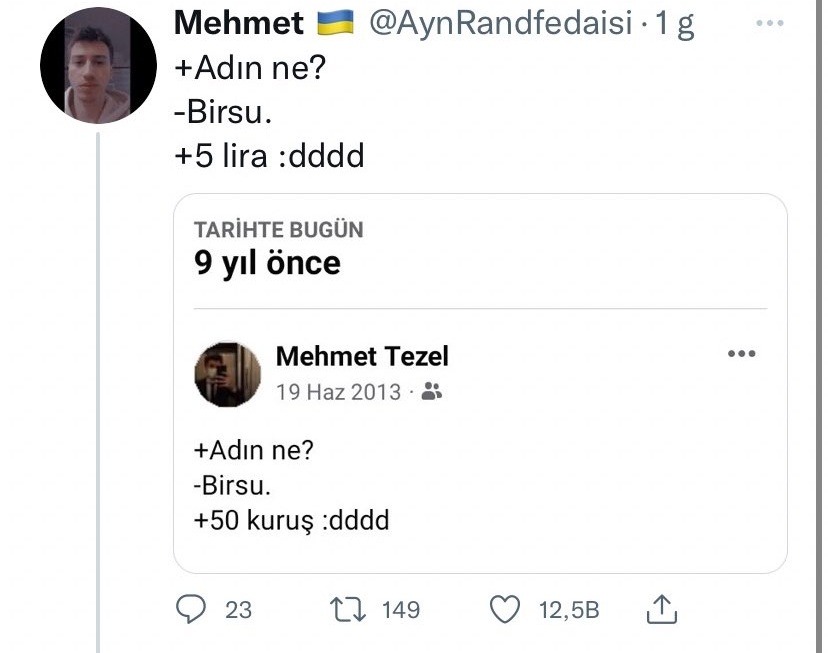 şakaya bile enflasyon...