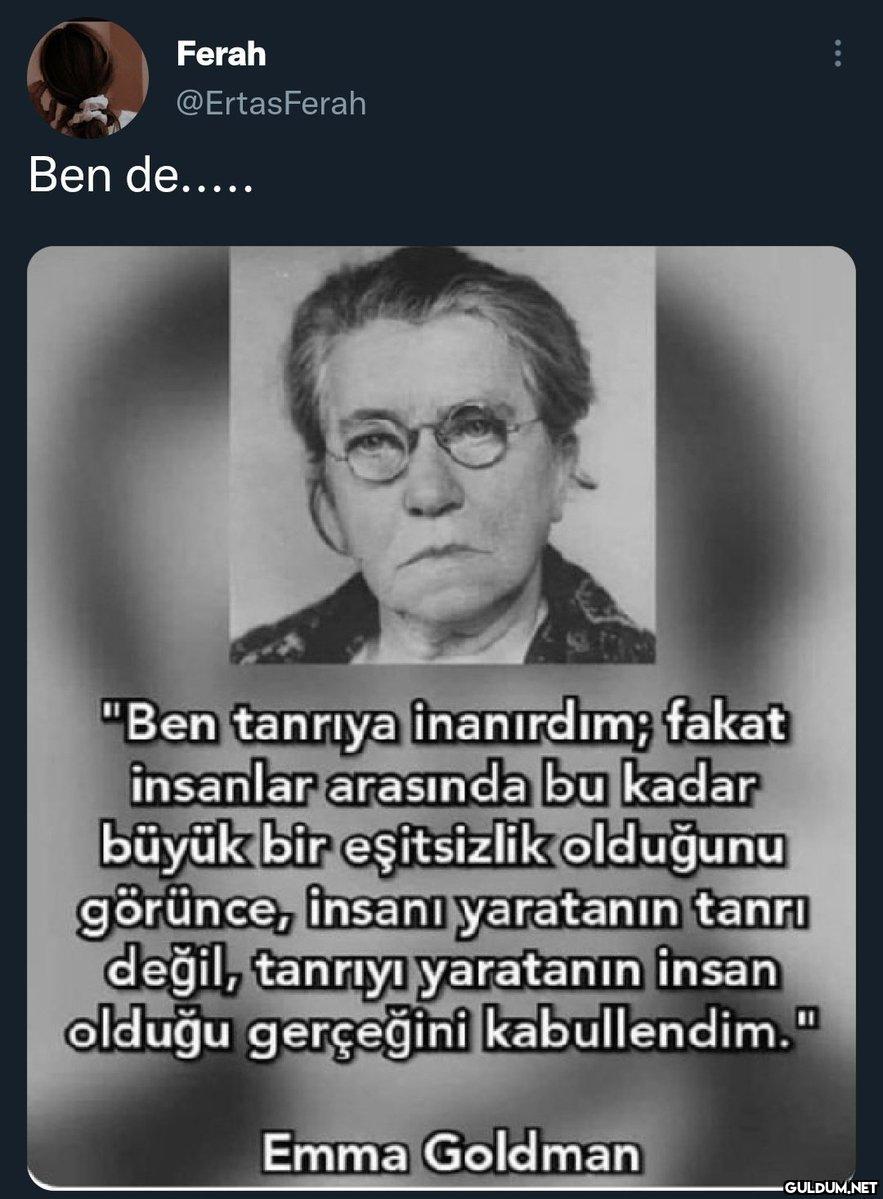 Ferah @ErtasFerah Ben...