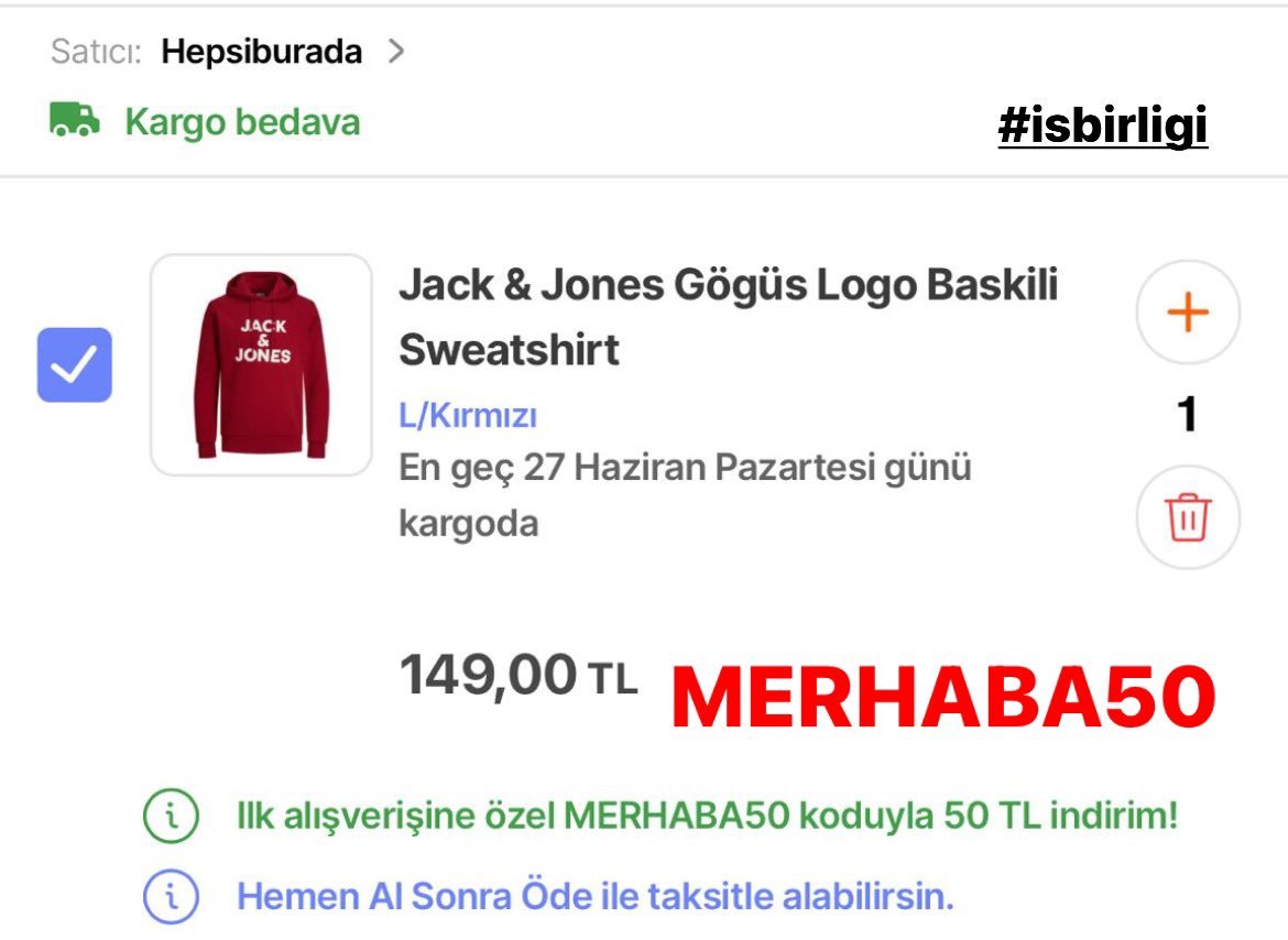 Jack Jones sweatlerde...
