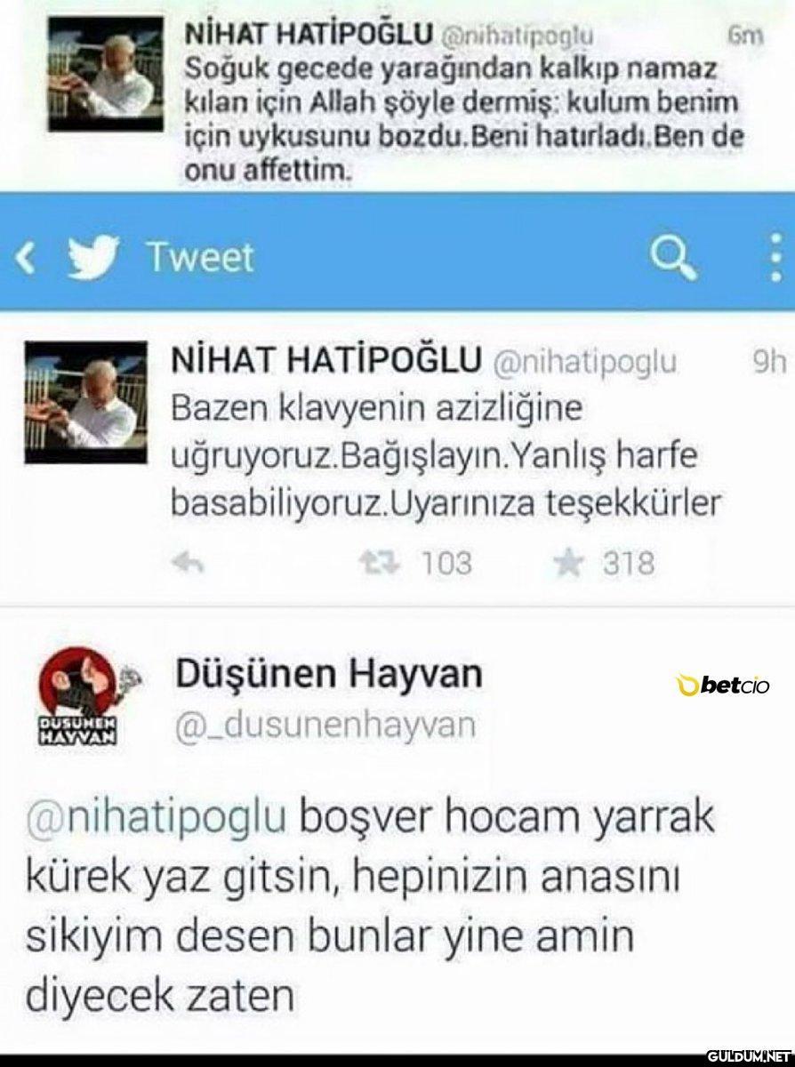 DUSUNEK HAYVAN NİHAT...