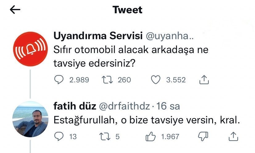 K (((())) Tweet Uyandırma...