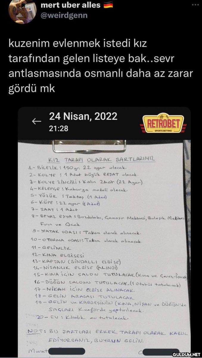 Biz almayalım alana mani...
