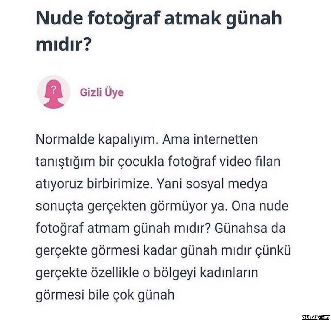Günah mıdır?...