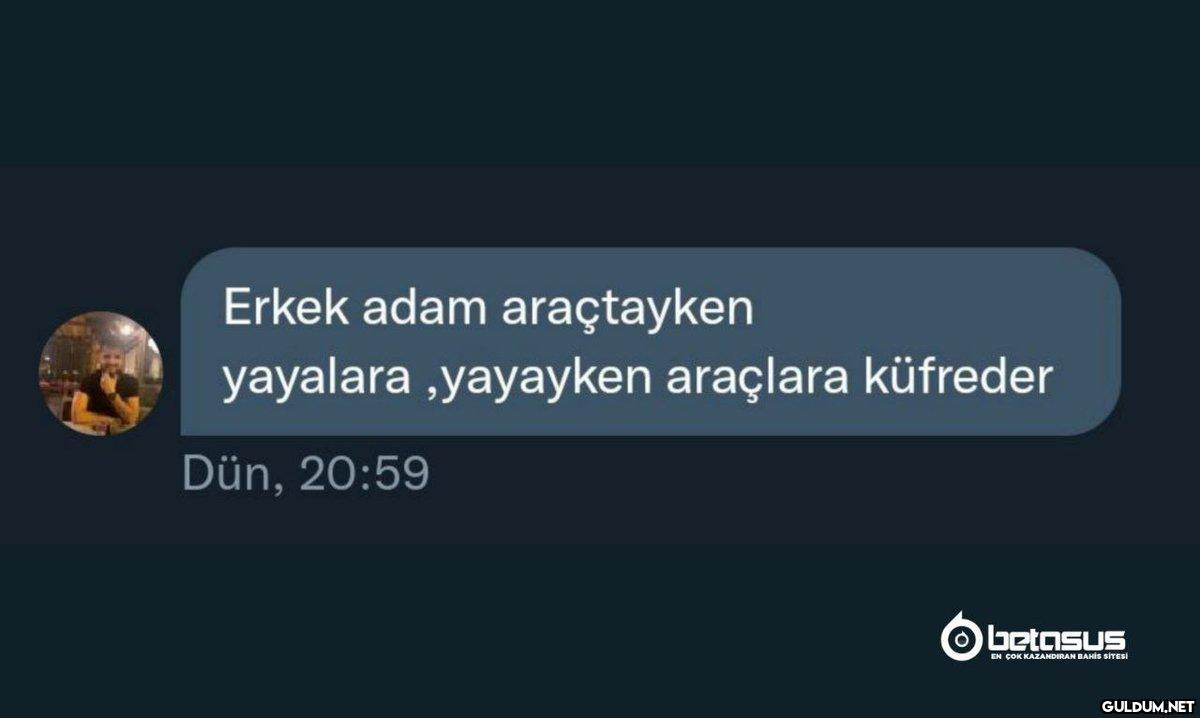 Erkek adam araçtayken...