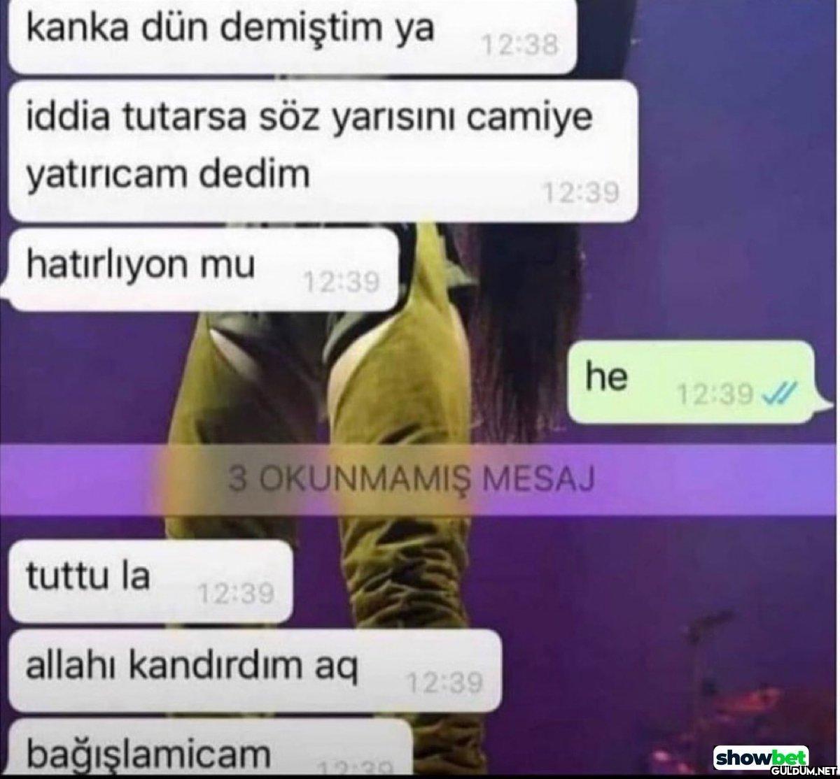 kanka dün demiştim ya...