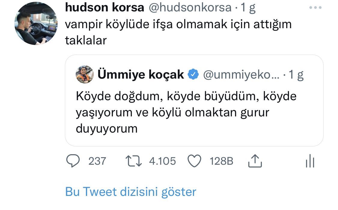 vampir olduğunu biliyordum...