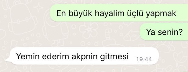 En büyük hayalim üçlü...