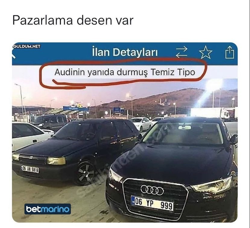 Benim pazarlama kabiliyeti...