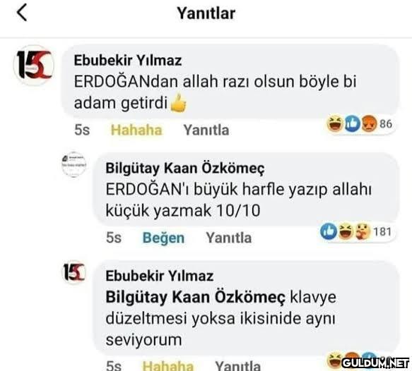 Yanıtlar 15 Ebubekir...