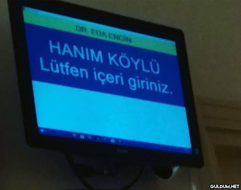 Sonunda muayene sıram...